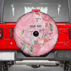 Personalised Galah Cockatoo Eucalyptus Flowers Spare Tire Cover Australian Breast Cancer Spirit - Aussie Hoodie