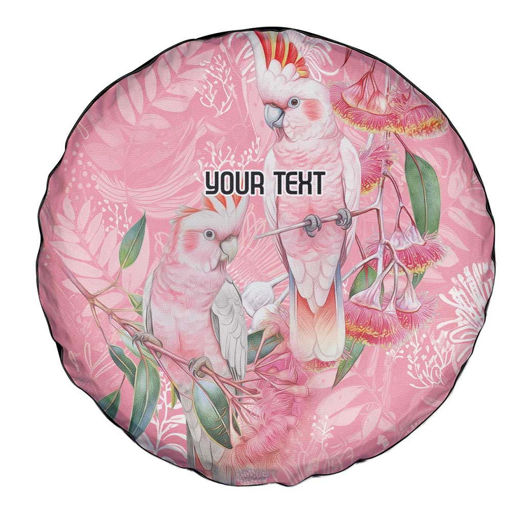 Personalised Galah Cockatoo Eucalyptus Flowers Spare Tire Cover Australian Breast Cancer Spirit - Aussie Hoodie