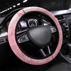 Galah Cockatoo Eucalyptus Flowers Steering Wheel Cover Australian Breast Cancer Spirit - Aussie Hoodie