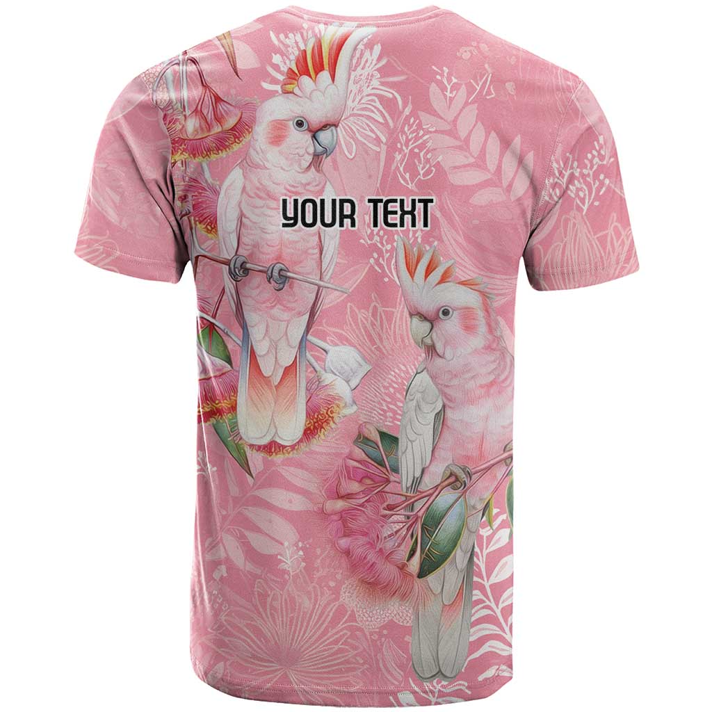 Personalised Galah Cockatoo Eucalyptus Flowers T Shirt Australian Breast Cancer Spirit - Aussie Hoodie