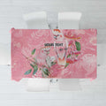 Personalised Galah Cockatoo Eucalyptus Flowers Tablecloth Australian Breast Cancer Spirit - Aussie Hoodie