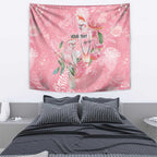 Personalised Galah Cockatoo Eucalyptus Flowers Tapestry Australian Breast Cancer Spirit - Aussie Hoodie