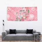 Personalised Galah Cockatoo Eucalyptus Flowers Tapestry Australian Breast Cancer Spirit - Aussie Hoodie