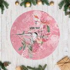 Personalised Galah Cockatoo Eucalyptus Flowers Tree Skirt Australian Breast Cancer Spirit - Aussie Hoodie