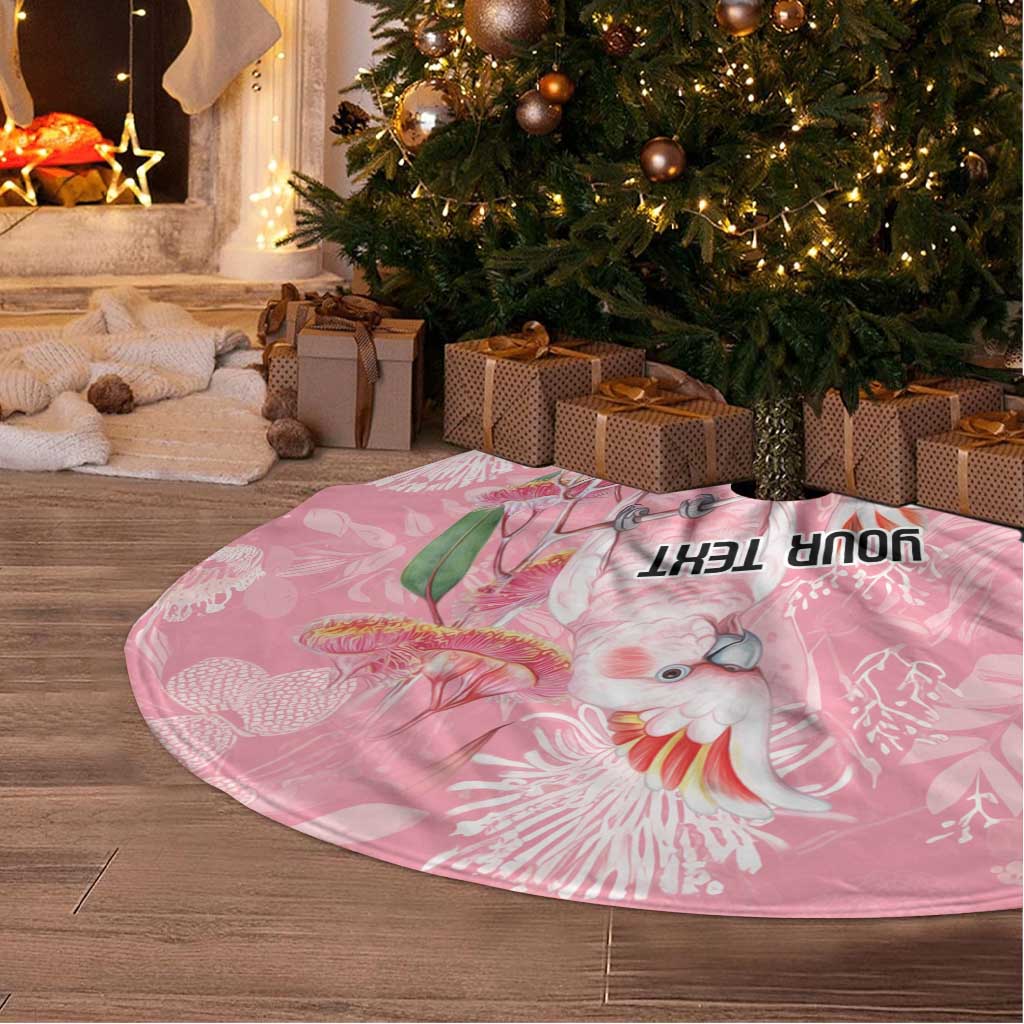 Personalised Galah Cockatoo Eucalyptus Flowers Tree Skirt Australian Breast Cancer Spirit - Aussie Hoodie