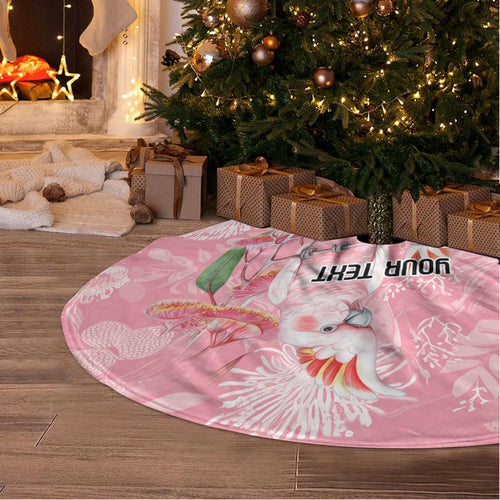 Personalised Galah Cockatoo Eucalyptus Flowers Tree Skirt Australian Breast Cancer Spirit - Aussie Hoodie