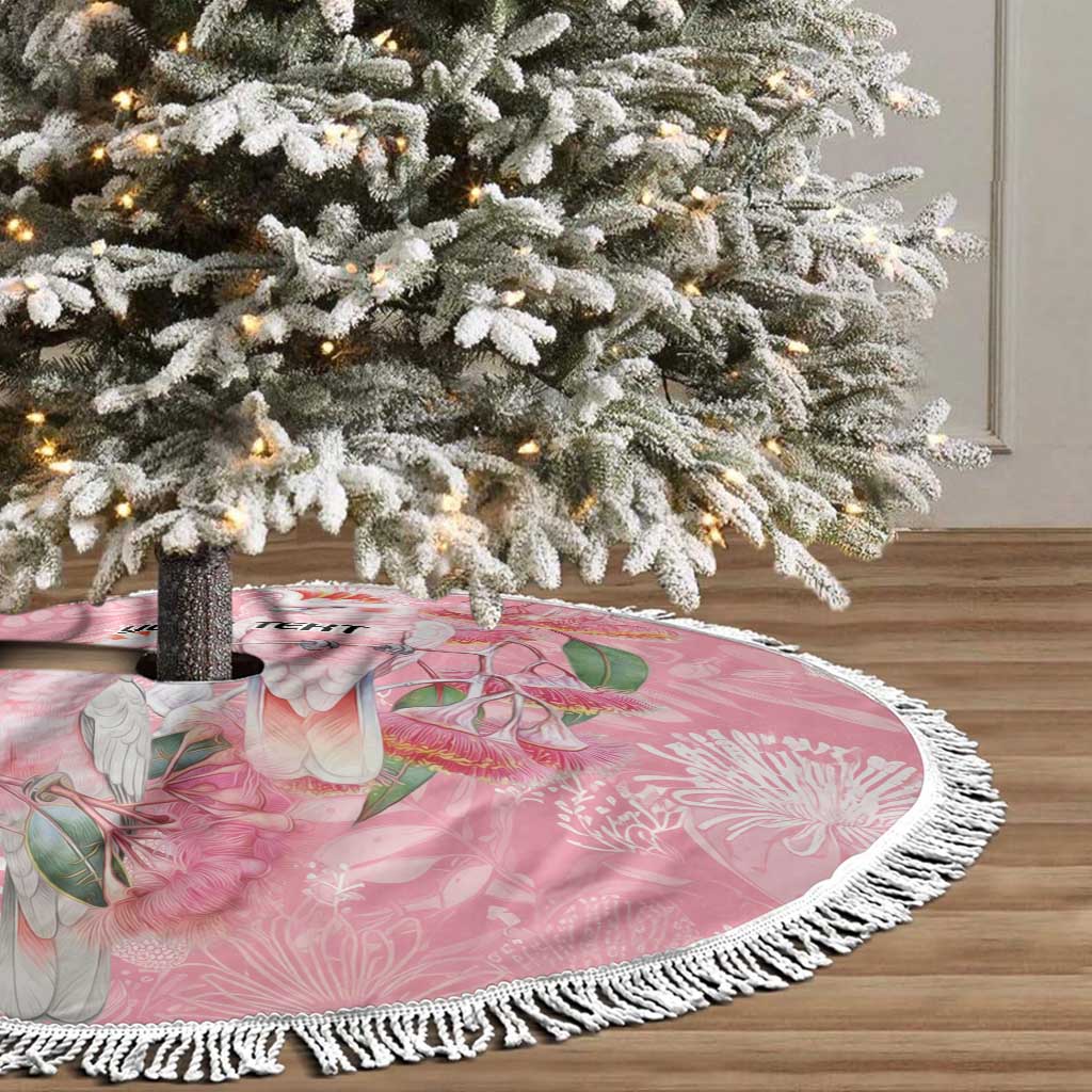 Personalised Galah Cockatoo Eucalyptus Flowers Tree Skirt Australian Breast Cancer Spirit - Aussie Hoodie