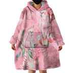 Personalised Galah Cockatoo Eucalyptus Flowers Wearable Blanket Hoodie Australian Breast Cancer Spirit - Aussie Hoodie