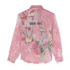 Personalised Galah Cockatoo Eucalyptus Flowers Women Casual Shirt Australian Breast Cancer Spirit - Aussie Hoodie