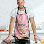 Personalised Galah Cockatoo Fighting in Pink Apron Australian Breast Cancer Spirit - Aussie Hoodie