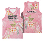 Personalised Galah Cockatoo Fighting in Pink Basketball Jersey Australian Breast Cancer Spirit - Aussie Hoodie