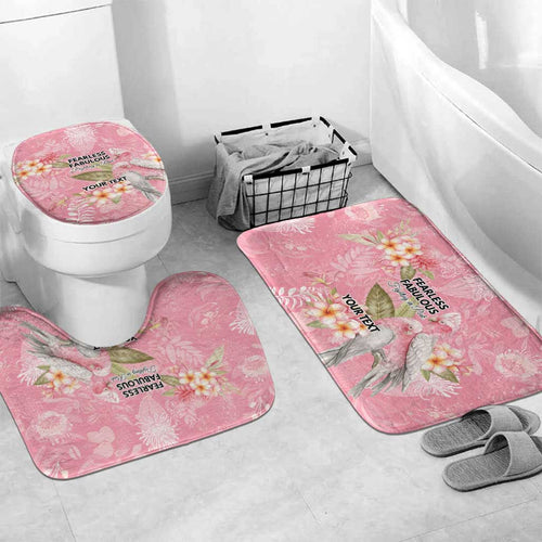 Personalised Galah Cockatoo Fighting in Pink Bathroom Set Australian Breast Cancer Spirit - Aussie Hoodie