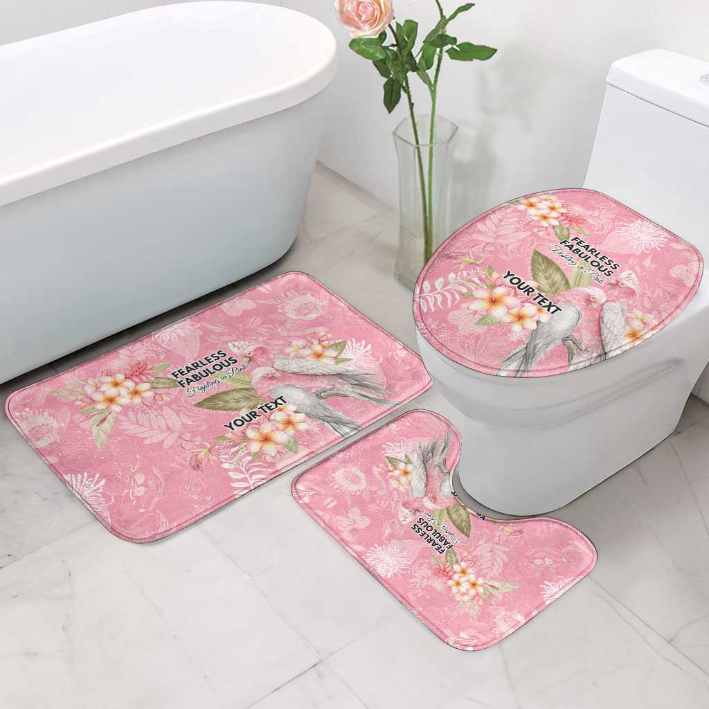 Personalised Galah Cockatoo Fighting in Pink Bathroom Set Australian Breast Cancer Spirit - Aussie Hoodie