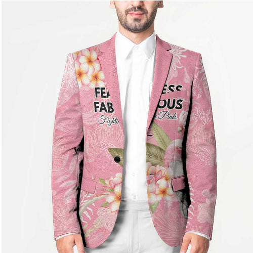 Personalised Galah Cockatoo Fighting in Pink Blazer Australian Breast Cancer Spirit - Aussie Hoodie