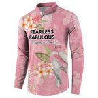 Personalised Galah Cockatoo Fighting in Pink Button Sweatshirt Australian Breast Cancer Spirit - Aussie Hoodie