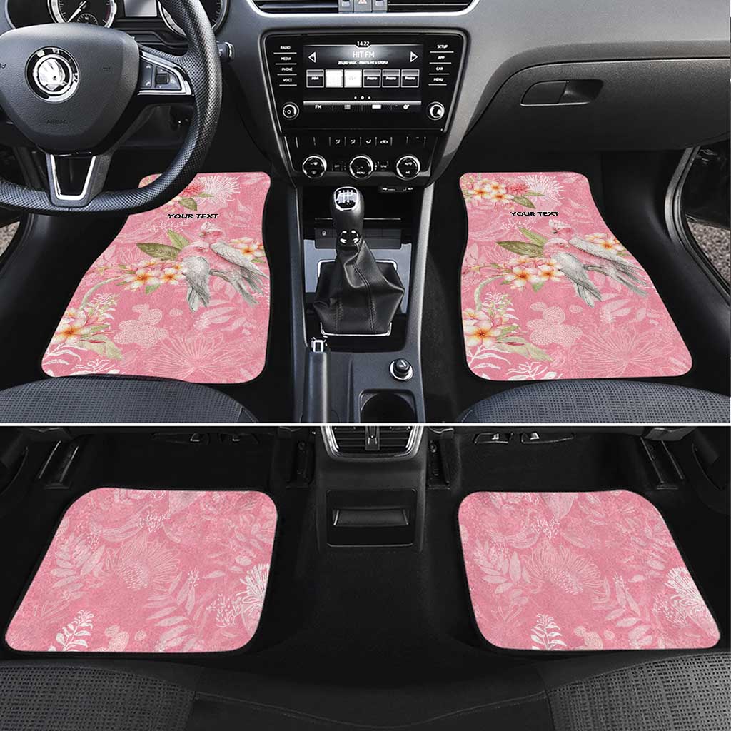 Personalised Galah Cockatoo Fighting in Pink Car Mats Australian Breast Cancer Spirit - Aussie Hoodie