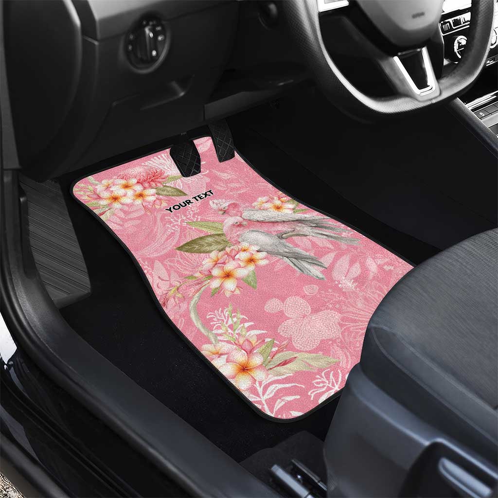 Personalised Galah Cockatoo Fighting in Pink Car Mats Australian Breast Cancer Spirit - Aussie Hoodie