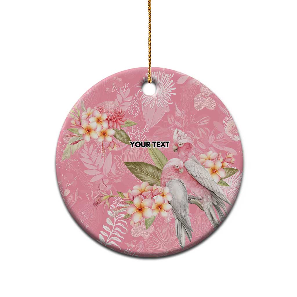 Personalised Galah Cockatoo Fighting in Pink Ceramic Ornament Australian Breast Cancer Spirit - Aussie Hoodie