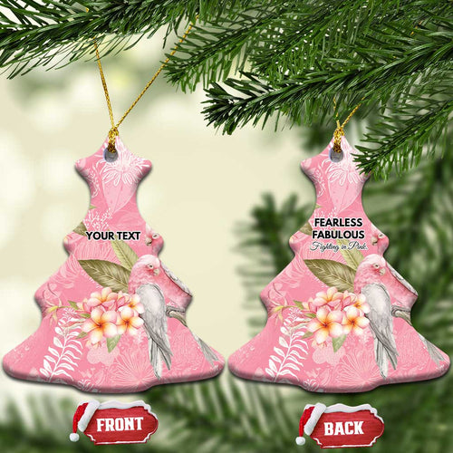Personalised Galah Cockatoo Fighting in Pink Ceramic Ornament Australian Breast Cancer Spirit - Aussie Hoodie