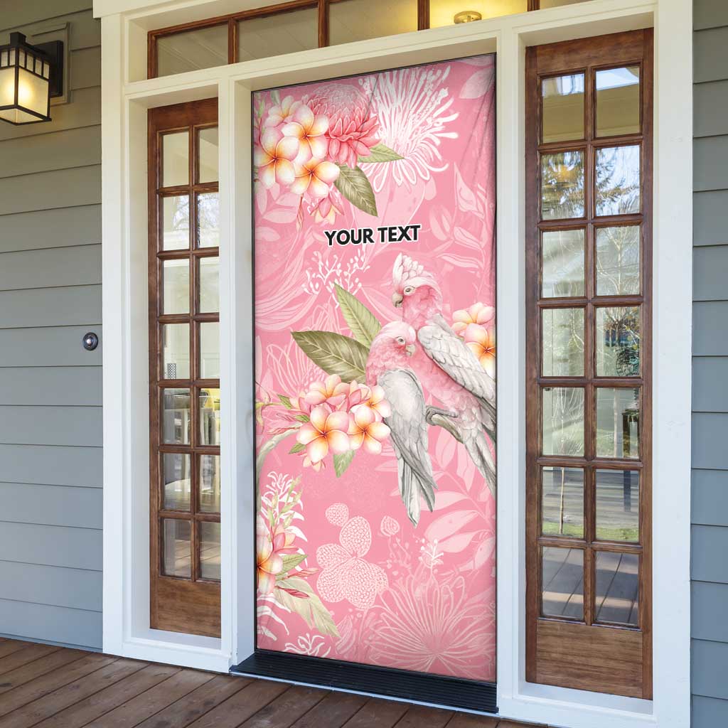 Personalised Galah Cockatoo Fighting in Pink Door Cover Australian Breast Cancer Spirit - Aussie Hoodie