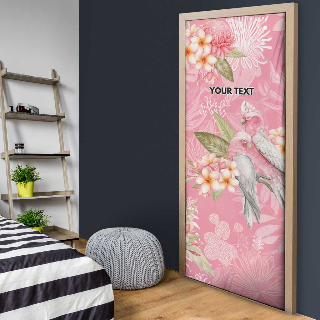 Personalised Galah Cockatoo Fighting in Pink Door Cover Australian Breast Cancer Spirit - Aussie Hoodie