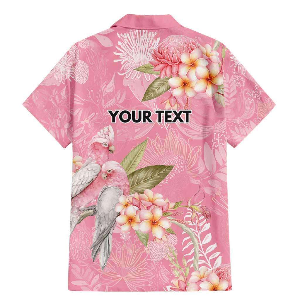 Personalised Galah Cockatoo Fighting in Pink Family Matching Mermaid Dress and Hawaiian Shirt Australian Breast Cancer Spirit - Aussie Hoodie