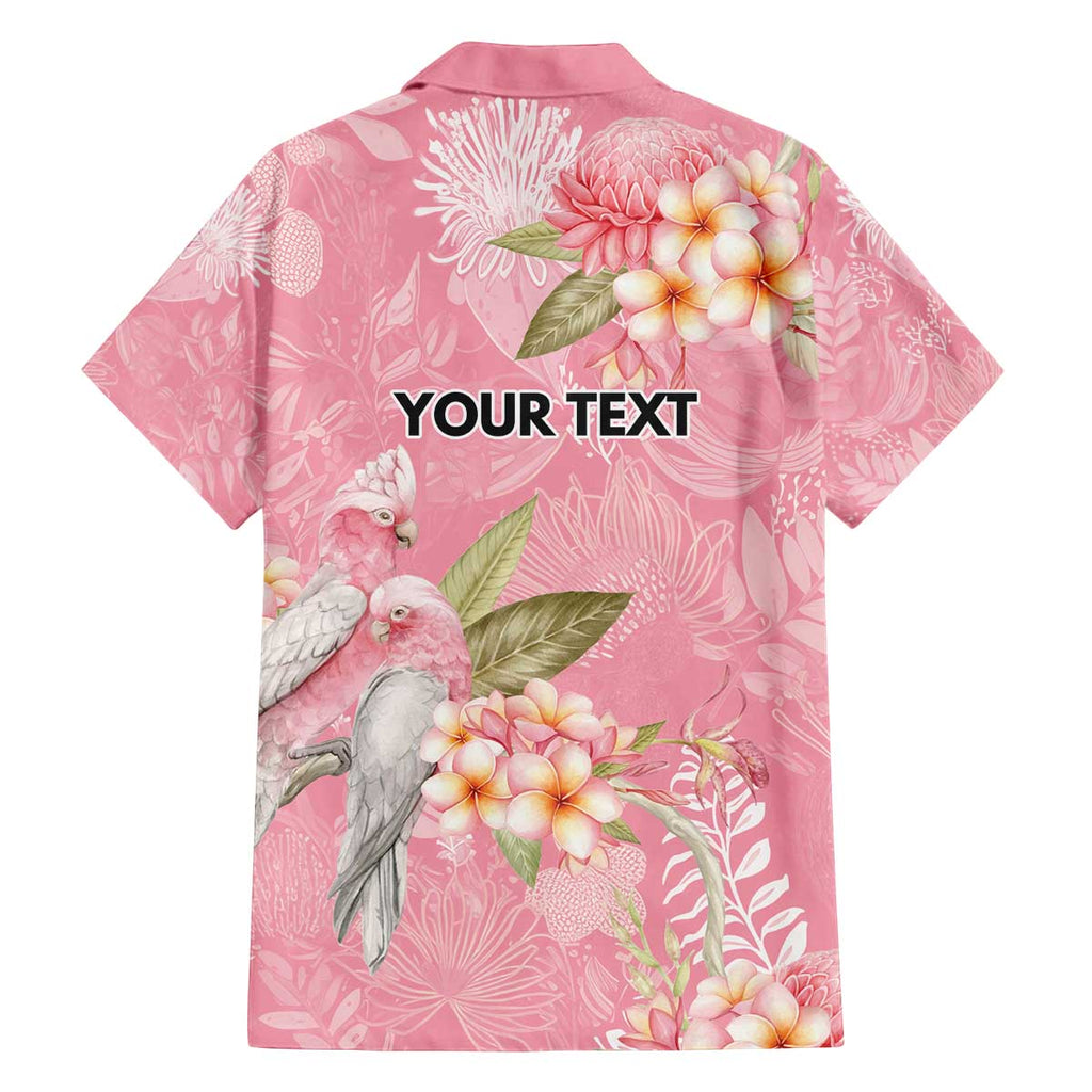 Personalised Galah Cockatoo Fighting in Pink Family Matching Off The Shoulder Long Sleeve Dress and Hawaiian Shirt Australian Breast Cancer Spirit - Aussie Hoodie