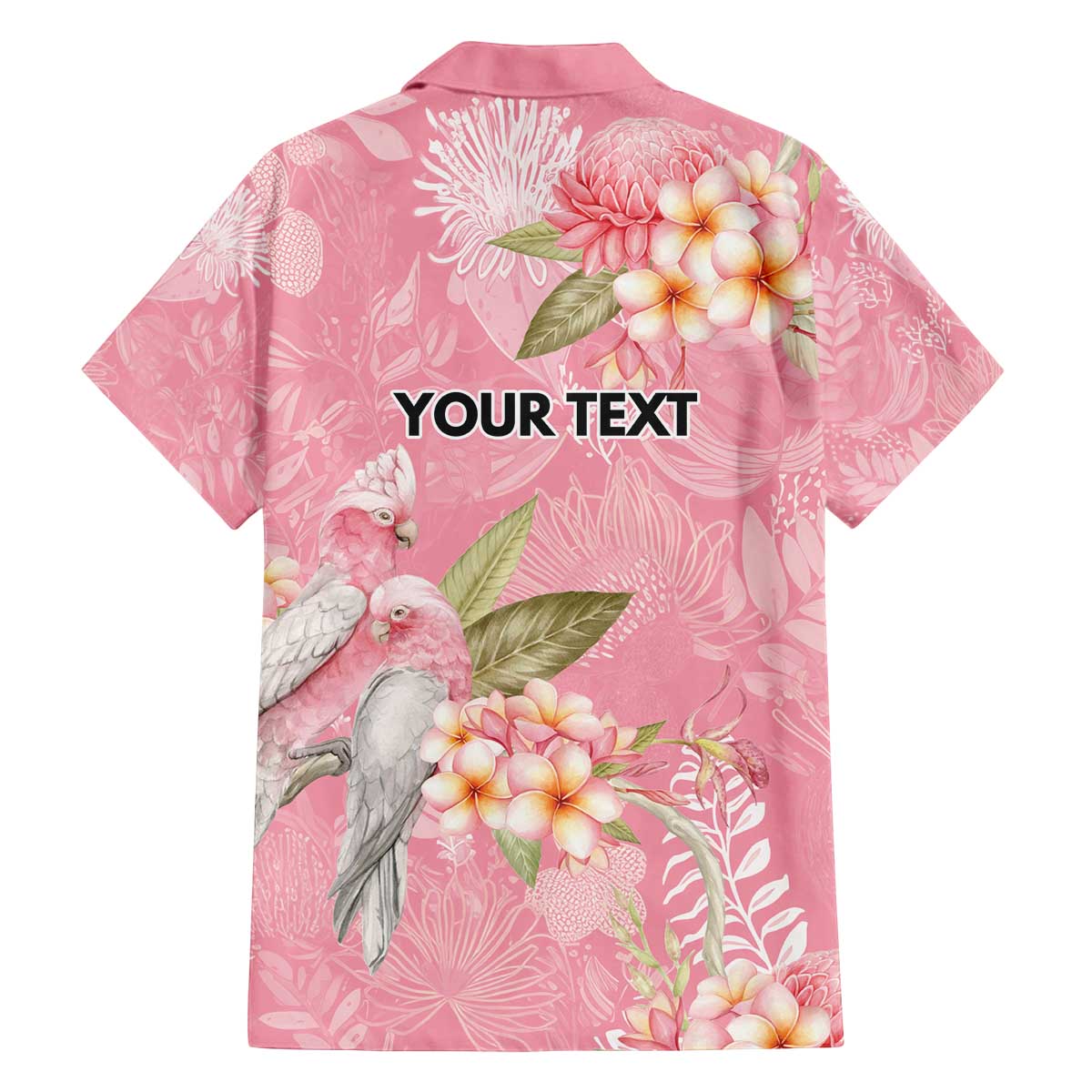Personalised Galah Cockatoo Fighting in Pink Family Matching Off The Shoulder Long Sleeve Dress and Hawaiian Shirt Australian Breast Cancer Spirit - Aussie Hoodie