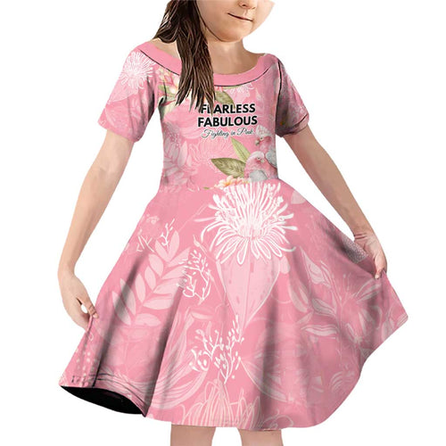 Personalised Galah Cockatoo Fighting in Pink Family Matching Off Shoulder Short Dress and Hawaiian Shirt Australian Breast Cancer Spirit - Aussie Hoodie