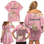 Personalised Galah Cockatoo Fighting in Pink Family Matching Off Shoulder Short Dress and Hawaiian Shirt Australian Breast Cancer Spirit - Aussie Hoodie