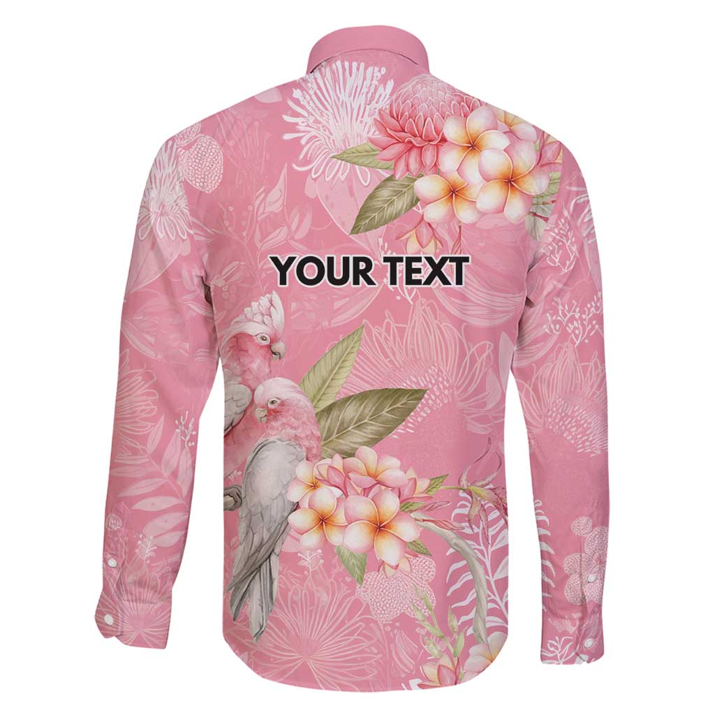 Personalised Galah Cockatoo Fighting in Pink Family Matching Puletasi and Hawaiian Shirt Australian Breast Cancer Spirit - Aussie Hoodie