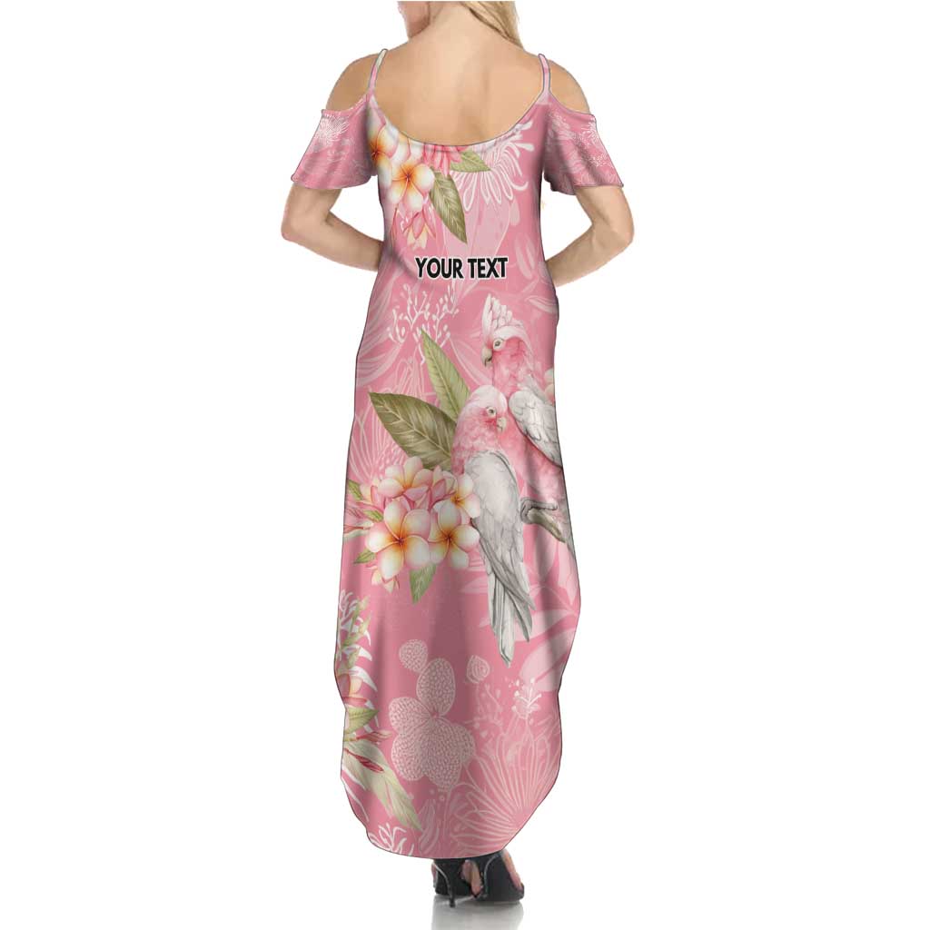 Personalised Galah Cockatoo Fighting in Pink Family Matching Summer Maxi Dress and Hawaiian Shirt Australian Breast Cancer Spirit - Aussie Hoodie