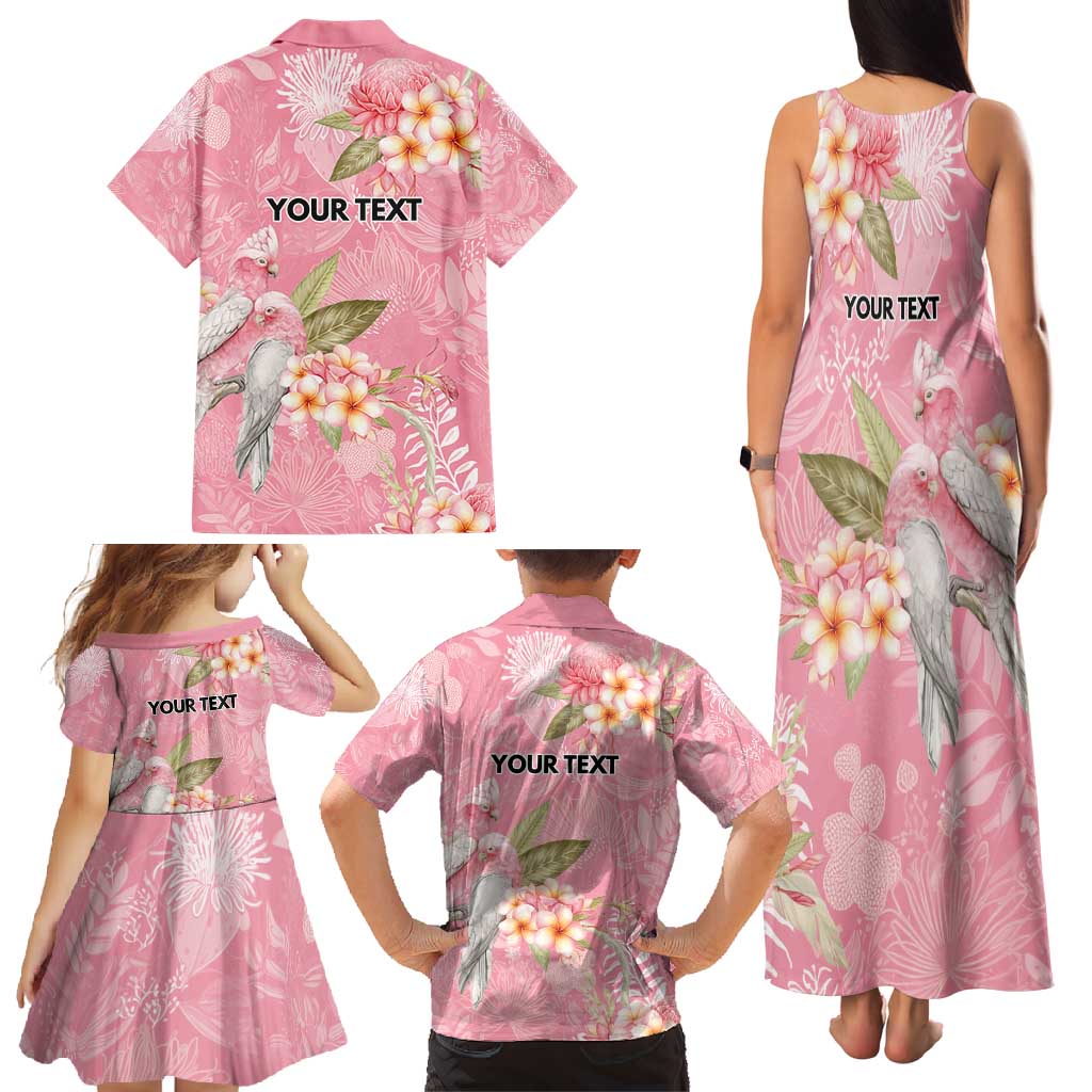 Personalised Galah Cockatoo Fighting in Pink Family Matching Tank Maxi Dress and Hawaiian Shirt Australian Breast Cancer Spirit - Aussie Hoodie