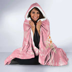 Personalised Galah Cockatoo Fighting in Pink Hooded Blanket Australian Breast Cancer Spirit - Aussie Hoodie