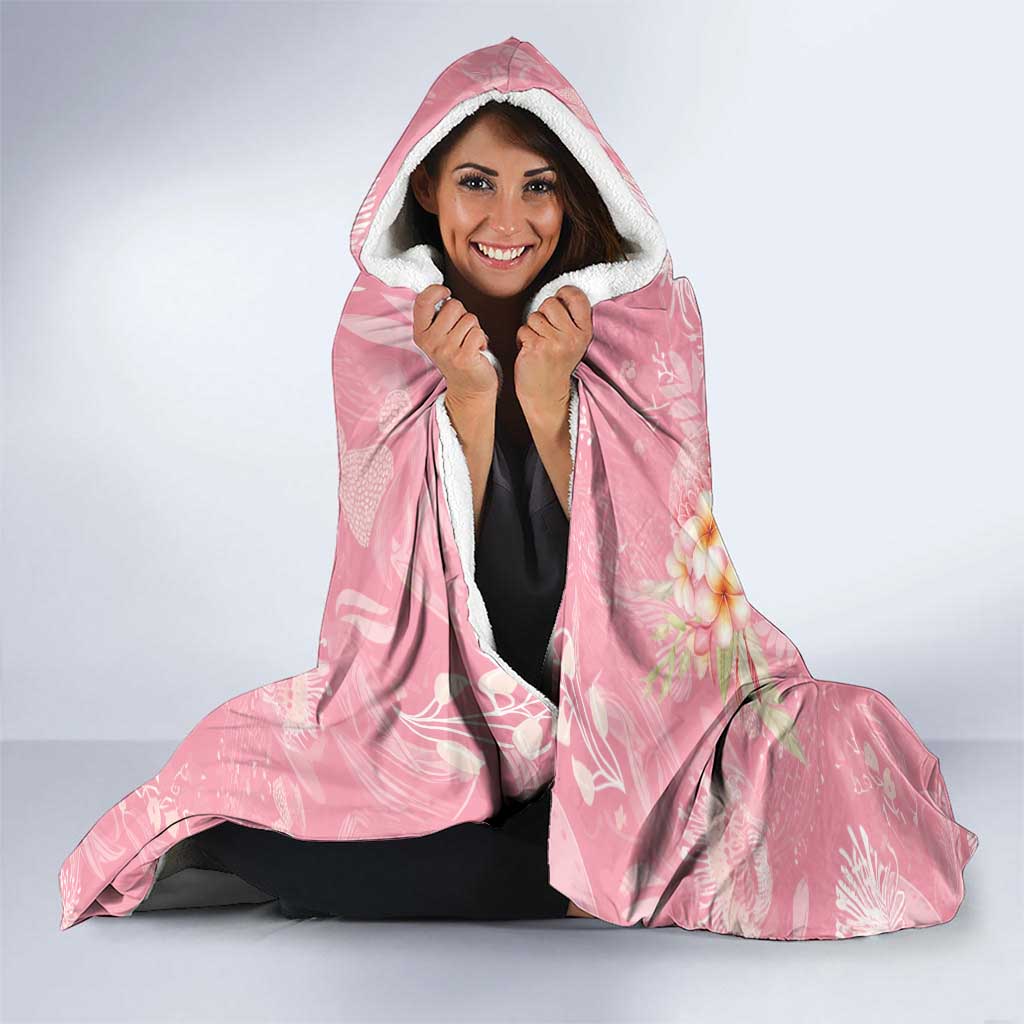 Personalised Galah Cockatoo Fighting in Pink Hooded Blanket Australian Breast Cancer Spirit - Aussie Hoodie