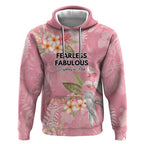 Personalised Galah Cockatoo Fighting in Pink Hoodie Australian Breast Cancer Spirit - Aussie Hoodie