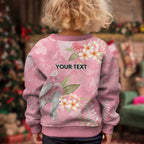 Personalised Galah Cockatoo Fighting in Pink Kid Ugly Christmas Sweater Australian Breast Cancer Spirit - Aussie Hoodie