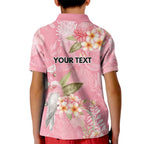 Personalised Galah Cockatoo Fighting in Pink Kid Polo Shirt Australian Breast Cancer Spirit - Aussie Hoodie