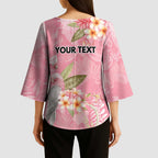 Personalised Galah Cockatoo Fighting in Pink Kimono Sleeve Blouse Australian Breast Cancer Spirit - Aussie Hoodie