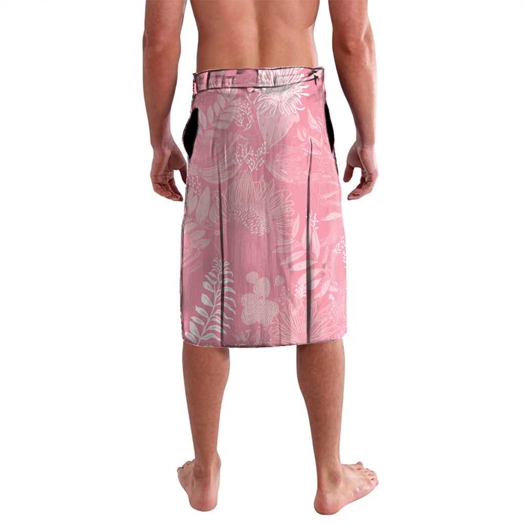 Personalised Galah Cockatoo Fighting in Pink Lavalava Australian Breast Cancer Spirit - Aussie Hoodie