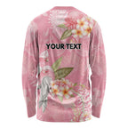 Personalised Galah Cockatoo Fighting in Pink Long Sleeve Shirt Australian Breast Cancer Spirit - Aussie Hoodie