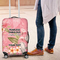 Personalised Galah Cockatoo Fighting in Pink Luggage Cover Australian Breast Cancer Spirit - Aussie Hoodie