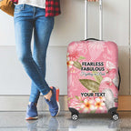 Personalised Galah Cockatoo Fighting in Pink Luggage Cover Australian Breast Cancer Spirit - Aussie Hoodie