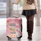 Personalised Galah Cockatoo Fighting in Pink Luggage Cover Australian Breast Cancer Spirit - Aussie Hoodie
