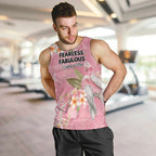 Personalised Galah Cockatoo Fighting in Pink Men Tank Top Australian Breast Cancer Spirit - Aussie Hoodie