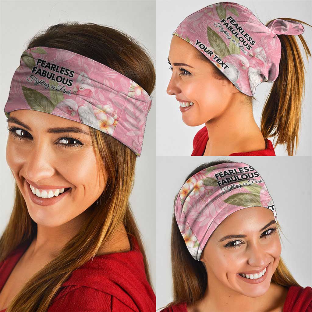 Personalised Galah Cockatoo Fighting in Pink Neck Gaiter Australian Breast Cancer Spirit - Aussie Hoodie