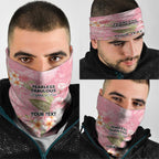Personalised Galah Cockatoo Fighting in Pink Neck Gaiter Australian Breast Cancer Spirit - Aussie Hoodie