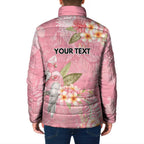 Personalised Galah Cockatoo Fighting in Pink Padded Jacket Australian Breast Cancer Spirit - Aussie Hoodie