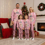 Personalised Galah Cockatoo Fighting in Pink Christmas Pajama Set Australian Breast Cancer Spirit - Aussie Hoodie