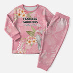 Personalised Galah Cockatoo Fighting in Pink Christmas Pajama Set Australian Breast Cancer Spirit - Aussie Hoodie
